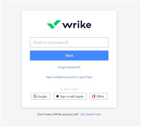 wrike lo|Login Page .